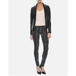 Rag & Bone Barcode Printed Cotton Blend Pants Leggings sz 27